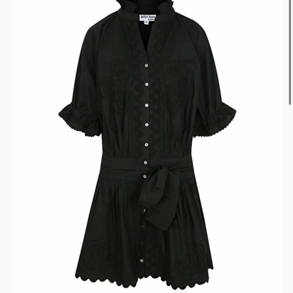 Juliet Dunn Black Mini Dress